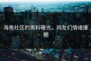 海角社区的黑料曝光，网友们情绪爆棚