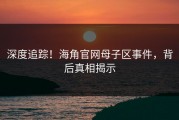 深度追踪！海角官网母子区事件，背后真相揭示