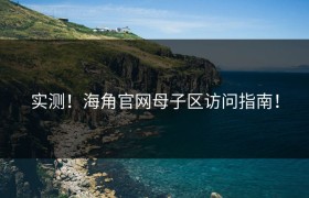 实测！海角官网母子区访问指南！
