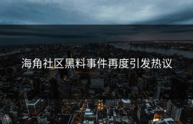 海角社区黑料事件再度引发热议