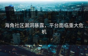 海角社区漏洞暴露，平台面临重大危机